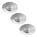 Rabalux - SET 3x LED Badezimmer-Einbaustrahler LED/4W/230V IP44
