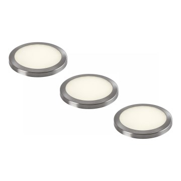 Rabalux - SET 3x LED Illuminazione dimmerabile del mobile 3xLED/1W/230V 4000K