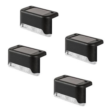 Rabalux - Set da 4 lampade da parete solari a LED con sensore crepuscolare LED/0,06W/1,2V 300 mAh IP44