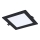 Rabalux - Spot encastrable LED/12W/230V 17x17 cm noir