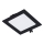 Rabalux - Spot encastrable LED/6W/230V 12x12 cm noir