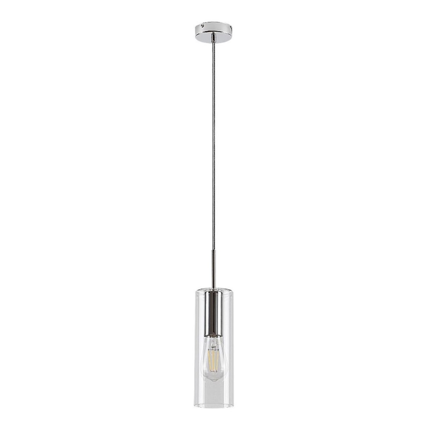 Rabalux - Suspension filaire 1xE27/40W/230V transparent/chrome brillant