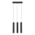Rabalux - Suspension filaire 3xGU10/5W/230V