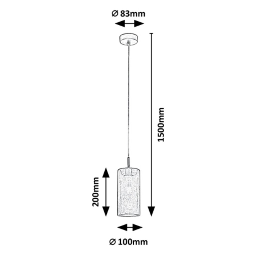 Rabalux - Suspension filaire E14/25W/230V