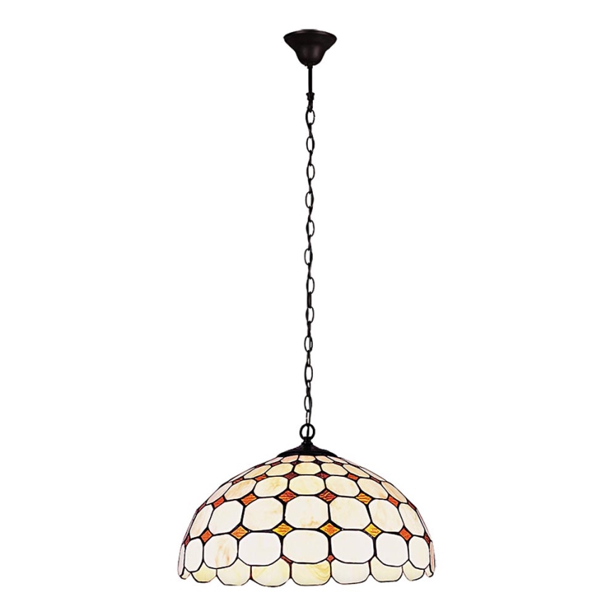 Rabalux - Suspension filaire Tiffany avec vitraux 2xE27/60W/230V