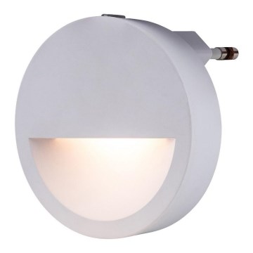 Rabalux - Veilleuse avec détecteur crépusculaire LED/0,5W/230V 3000K d. 65 mm