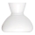 Rabalux - Verre de rechange pour suspension E27 d. 23,5 cm blanc