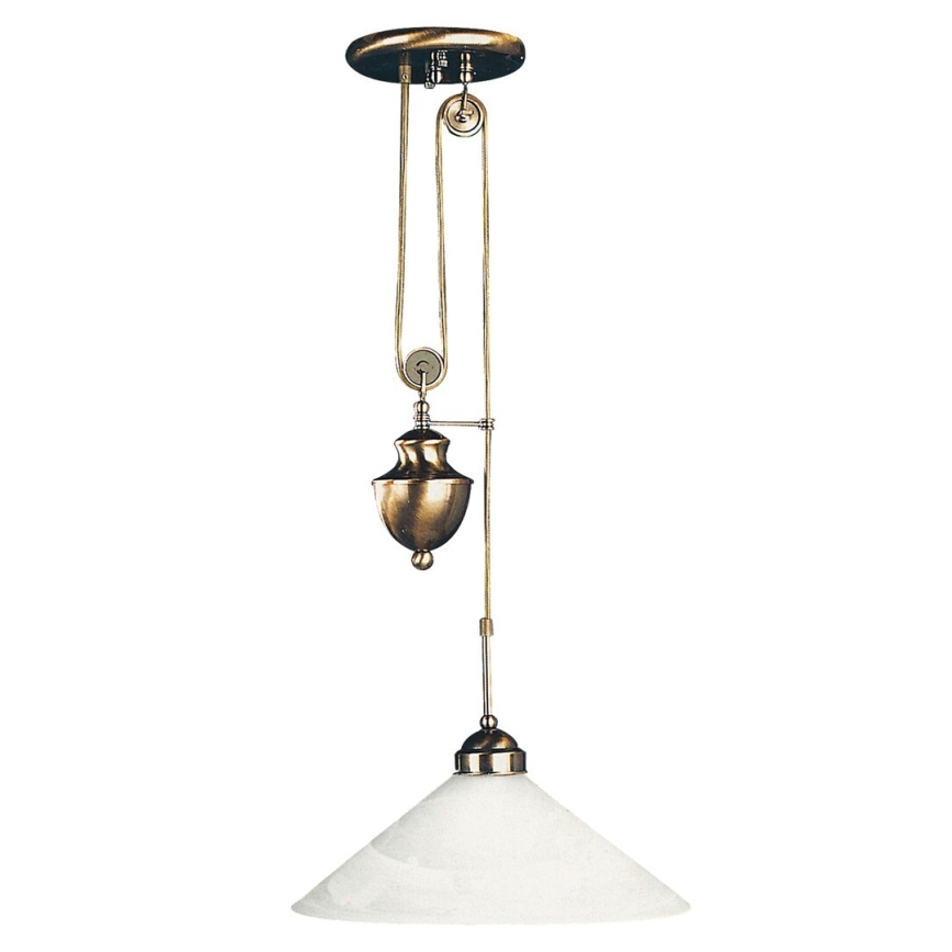 Rabalux - Vetro di ricambio per lampadario MARIAN E27 diametro 39 cm bianco