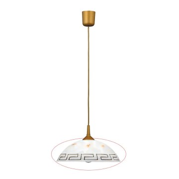 Rabalux - Vetro di ricambio per lampadario E27 diametro 30 cm