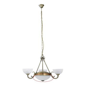 Rabalux - Vetro di ricambio per lampadario MARLENE E27