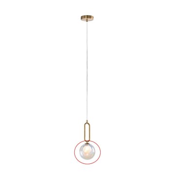 Rabalux - Vetro di ricambio per lampadario ROSEHIP G9, Ø 15 cm