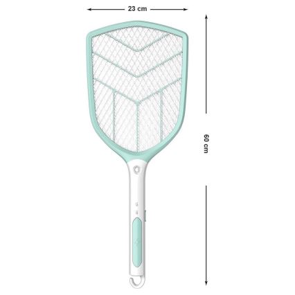 Racchetta LED elettrica 1200 mAh/4,2V