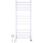 Radiatore scaldasalviette da bagno AVANGARD a scala con termostato, 459 W/230 V, 120,6 cm, IP44, bianco, lato sinistro