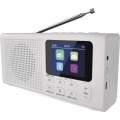 Radio DAB DAB+ FM 3W/5V/4xAA bianco