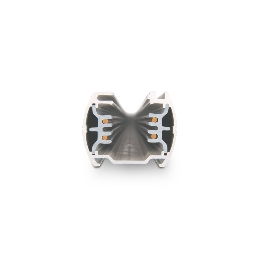 Raille cache câble avec connexion électrique SCENA TS blanc