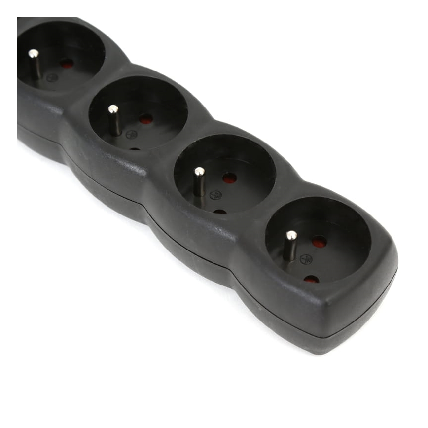 Rallonge avec interrupteur 5Z Type E 3m noir