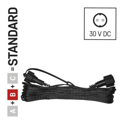 Rallonge extérieure pour connecter des guirlandes 10 m IP44