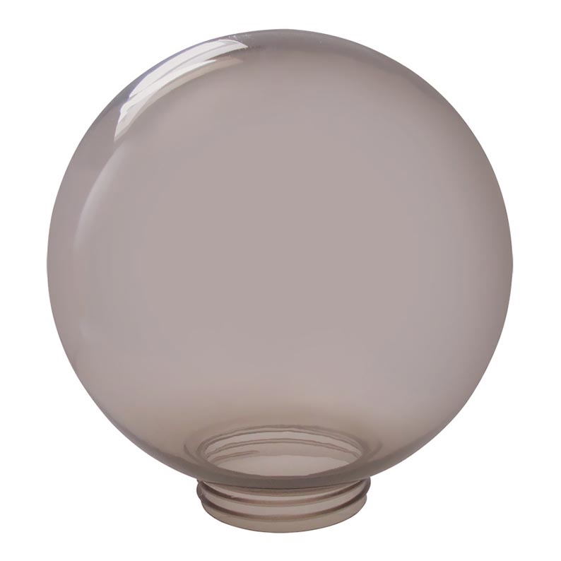 Rauchfarbener Ersatz-Lampenschirm für Wandleuchten E27 d 20 cm