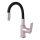 RAV Slezák CO119.0/15 - Miscelatore per lavello con collo flessibile COLORADO 25 cm nero/cromo lucido