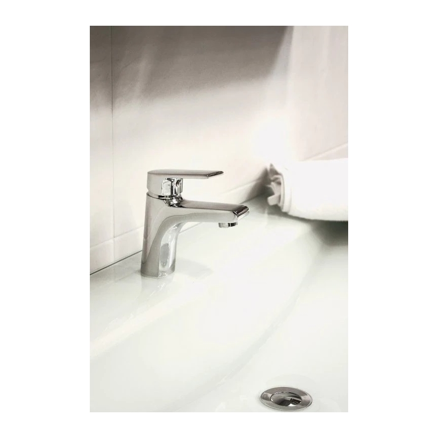 RAV Slezák CO127.0 - Miscelatore per lavabo + piletta COLORADO 14,3 cm cromo lucido