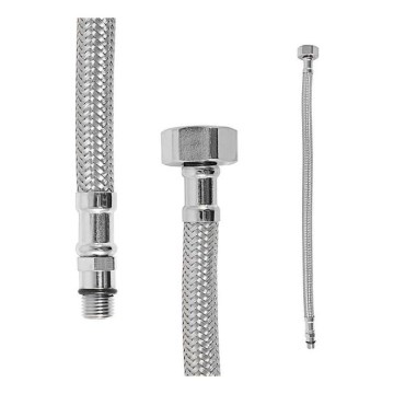 RAV Slezák IF0038 - Flexibler Anschluss-Schlauch FLEXI 35 cm, glänzender Chrom