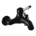 RAV Slezák L554.5CMAT - Miscelatore per vasca LABE RETRO 13,7 cm nero opaco