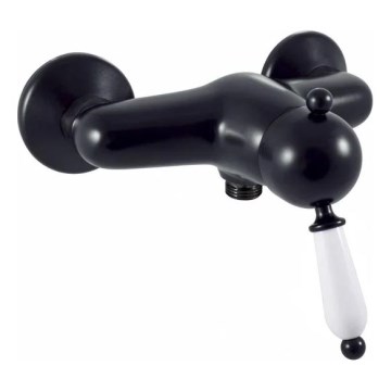 RAV Slezák L581.5CMAT - Mitigeur de douche LABE RETRO 12,3 cm noir mat