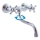 RAV Slezák MK101.5/21 - Miscelatore per lavello/lavabo MORAVA RETRO, cromo lucido
