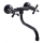 RAV Slezák MK101.5/21CMAT - Miscelatore per lavello/lavabo MORAVA RETRO nero opaco