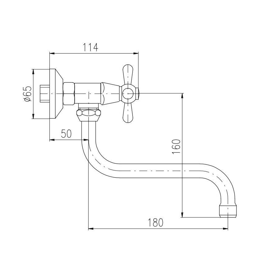 RAV Slezák MK101.5/21SM - Miscelatore per lavello/lavabo MORAVA RETRO ottone antico