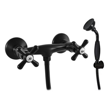 RAV Slezák MK180.5 - Duschset mit Mischbatterie MORAVA matt schwarz