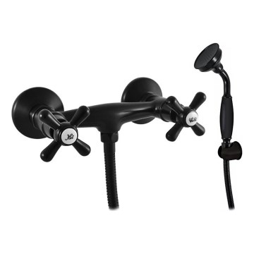 RAV Slezák MK180.5 - Ensemble de douche avec mitigeur MORAVA, noir mat