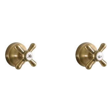 RAV Slezák MK183SM - Mitigeur de douche pour installation encastrée MORAVA RETRO, laiton vieilli