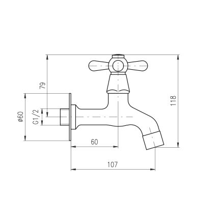 RAV Slezák MK193CMAT - Miscelatore per lavabo MORAVA RETRO 11,8 cm nero opaco