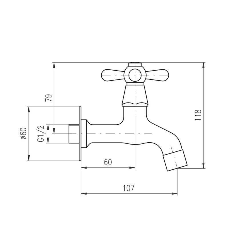 RAV Slezák MK193CMAT - Miscelatore per lavabo MORAVA RETRO 11,8 cm nero opaco