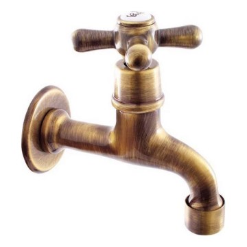 RAV Slezák MK193SM - Mitigeur pour lavabo MORAVA RETRO 11,8 cm, laiton vieilli