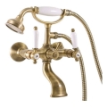 RAV Slezák MK559.5/2SM - Ensemble pour baignoire avec mitigeur MORAVA RETRO, laiton vieilli