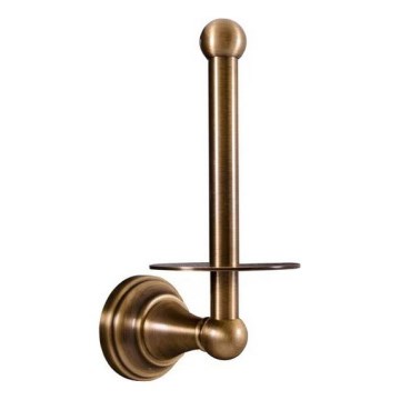 RAV Slezák MKA0402SM - Porte-papier de toilette MORAVA RETRO, laiton patiné