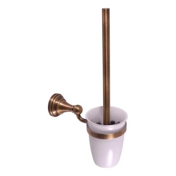 RAV Slezák MKA0500SM - Brosse WC murale MORAVA RETRO finition laiton ancien