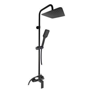 RAV Slezák NL182.5/7-04CMAT - Ensemble de douche complet avec mitigeur NIL, finition noir mat