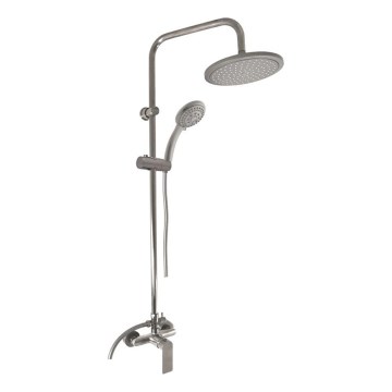 RAV Slezák NL182.5/7MGL - Duschset mit Mischbatterie NIL, glänzendes Grau