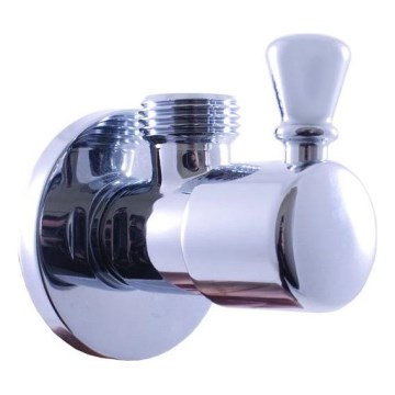 RAV Slezák RV0112 - Robinet d'angle rétro chromé brillant