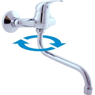 RAV Slezák SA001.5/22 - Miscelatore per lavello/lavabo SAZAVA cromo lucido