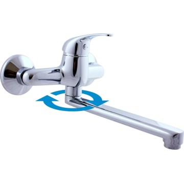 RAV Slezák SA001.5/23 - Miscelatore per lavello/lavabo SAZAVA cromo lucido
