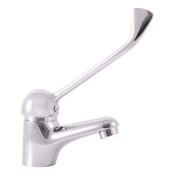 RAV Slezák SA626.0 - Mitigeur de lavabo à levier médical SAZAVA 20,5 cm chromé brillant