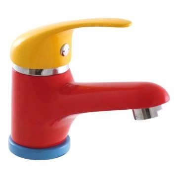 RAV Slezák SAJ091.0 - Mitigeur pour lavabo JUNIOR 11,5 cm rouge/jaune