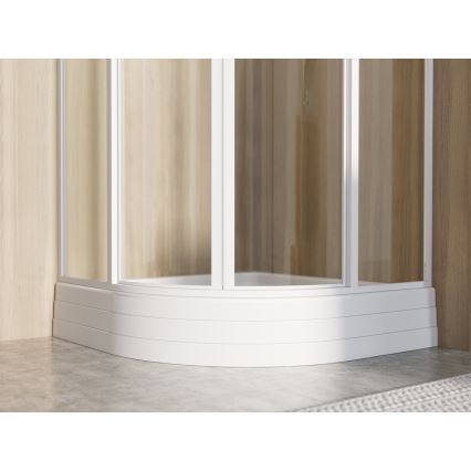 Ravak A204001120 - Receveur de douche quart de cercle RONDA 80x80 cm blanc