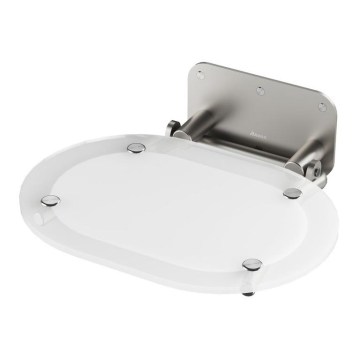 Ravak B8F0000029 - Sedile doccia ribaltabile OVO in acciaio inox