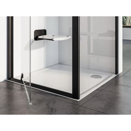 Ravak B8F0000060 - Sedile doccia ribaltabile OVO nero