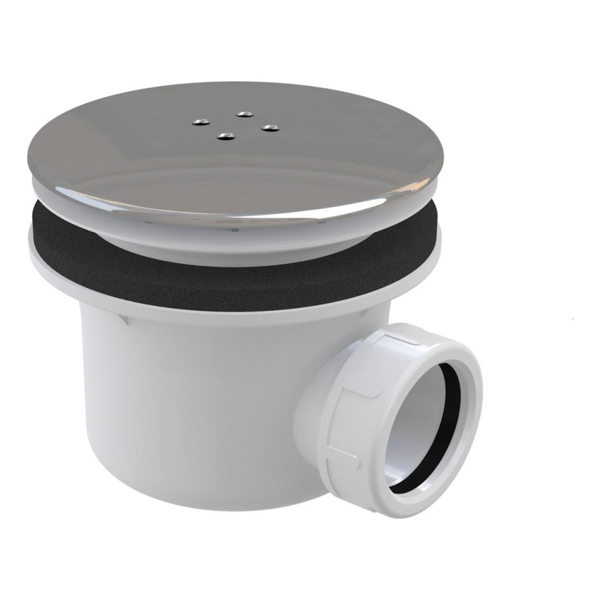 Ravak X01314 - Sifone per piatto doccia Ø 11,6 cm cromato lucido